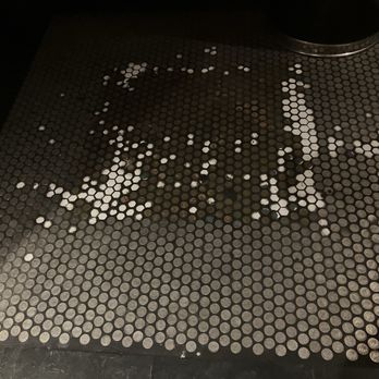 Clifton's Republic - Women's restroom floor. Zoom in. - Bars Near Me - Los Angeles, California