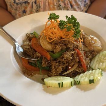 Oliang - Basil Fried Rice with shrimp - Coffee & Tea Near Me - Chicago, Illinois Oliang - Basil Fried Rice with shrimp - Coffee & Tea Near Me - Chicago, Illinois