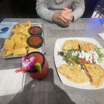 Blue Habanero - Strawberry margarita, Quesadilla Sampler and Chips & Salsa! - Mexican Near Me - Strongsville, Ohio Blue Habanero - Strawberry margarita, Quesadilla Sampler and Chips & Salsa! - Mexican Near Me - Strongsville, Ohio