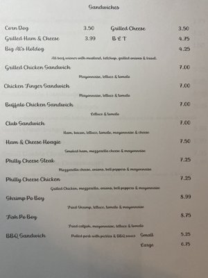 Menu photo 3 Big Als Berry, AL Menu photo 3 Big Als Berry, AL
