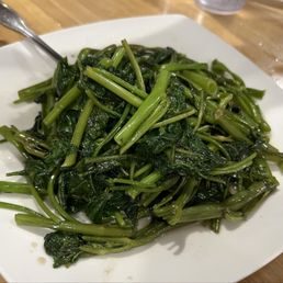 V2 sautéed water spinach & garlic V2 sautéed water spinach & garlic