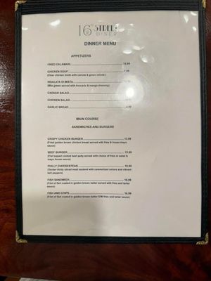 Menu photo 2 16th Street Diner San Francisco, CA