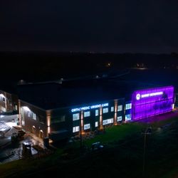 Summit Orthopedics - Surgery center entrance at night