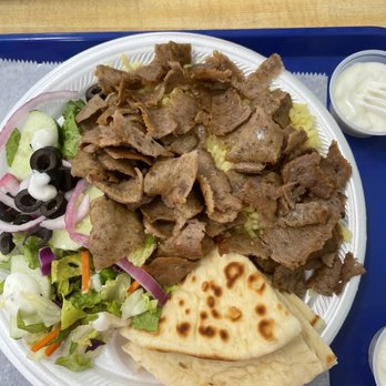 Mixed Grill Gyros - Gyro plate June 2022 Came with rice, meat, salad and pita. - Greek Near Me - Mt. Juliet, Tennessee Mixed Grill Gyros - Gyro plate June 2022 Came with rice, meat, salad and pita. - Greek Near Me - Mt. Juliet, Tennessee