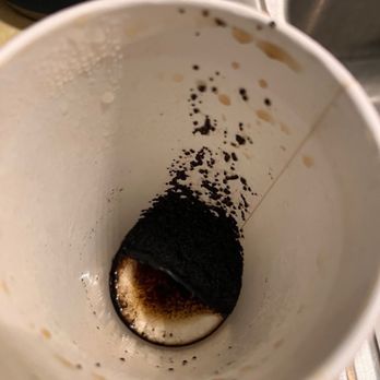 Panera Bread - Half a cup of coffee grounds. WTF!? - Sandwiches Near Me - Edwardsville, Illinois