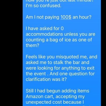 The Bar Socialites - Stock* my response to their cancellation - Bartenders Near Me The Bar Socialites - Stock* my response to their cancellation - Bartenders Near Me