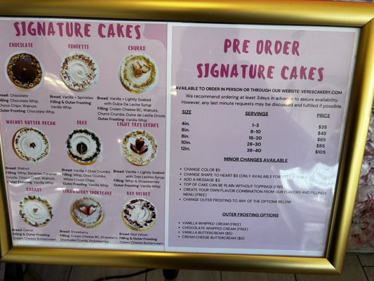 Menu photo 6 Vere’s Cakery South Gate, CA