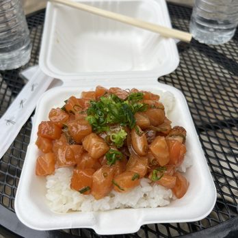 Sato Seafood - shoyu salmon - Poke Near Me - Honolulu, Hawaii Sato Seafood - shoyu salmon - Poke Near Me - Honolulu, Hawaii