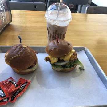 iniBurger - Gourmet Burgers - Crispy Chicken and chocolate milkshake - Burgers Near Me - Pleasanton, California