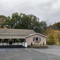 Exterior, just before evening opening
