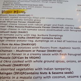 Menu Menu