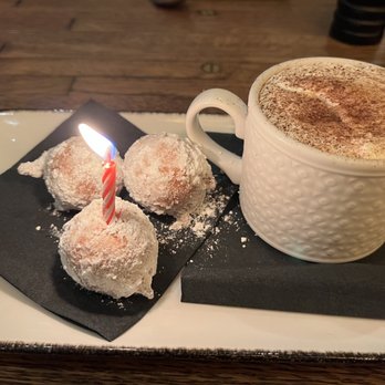 The Pinery - Pot de Creme - it was my birthday so I got a candle - American Near Me - Orlando, Florida The Pinery - Pot de Creme - it was my birthday so I got a candle - American Near Me - Orlando, Florida