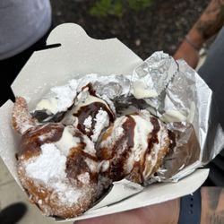 Deep fried Brownie Oreos
