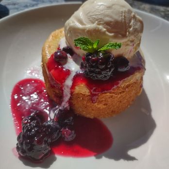Nick's On State - OMG the BUTTER CAKE is simply Devine! Warm moist cake with Berry compote and vanilla ice cream. You will not be disappointed. - New American Near Me - Carlsbad, California Nick's On State - OMG the BUTTER CAKE is simply Devine! Warm moist cake with Berry compote and vanilla ice cream. You will not be disappointed. - New American Near Me - Carlsbad, California