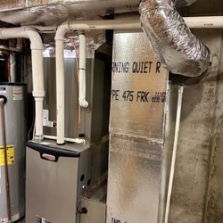 David White Services - Insulated ductwork and a high efficiency gas furnace