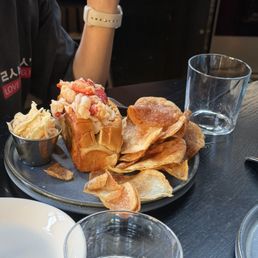 Warm Buttered Lobster Roll Warm Buttered Lobster Roll