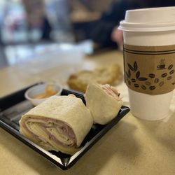 Sweet Tee's Coffee Shop - Lavender Scone Ham & Swiss Wrap