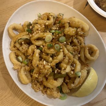 Anthony's Seafood - My fav-- kung pao calamari - Seafood Near Me - Middletown, Rhode Island