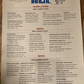 Parche - Menu - Colombian Near Me - Oakland, California Parche - Menu - Colombian Near Me - Oakland, California