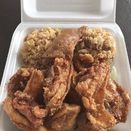 Garlic Chicken on Rice