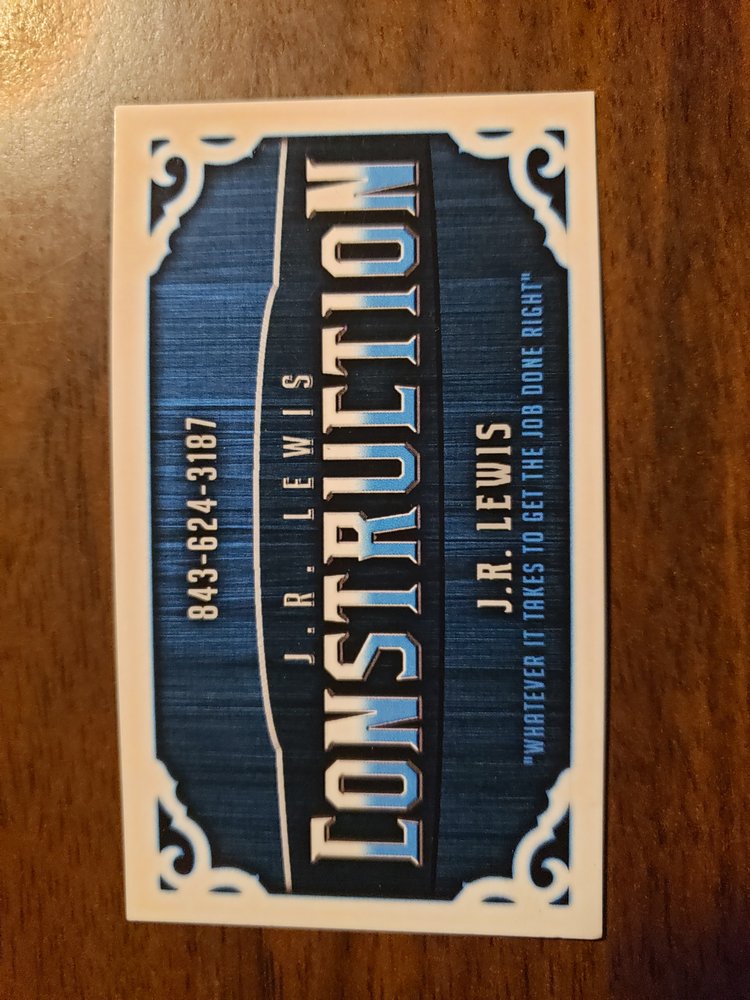 Slide of JR Lewis Construction