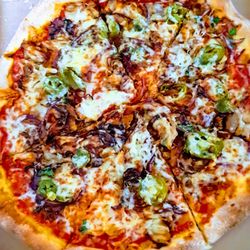 Yilmaz - Pizza Chicken. Riesig, für 9.60 EUR Echt lecker.