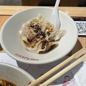 Mian - Pork dumpling in the crispy chili oil - Noodles Near Me - Artesia, California Mian - Pork dumpling in the crispy chili oil - Noodles Near Me - Artesia, California