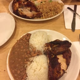 1/4 lb rotisserie chicken with rice and beans! 1/4 lb rotisserie chicken with rice and beans!