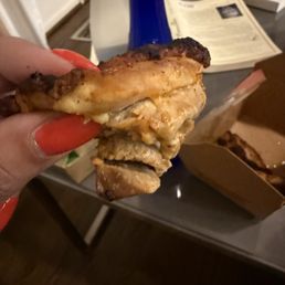 So, I always get the 3 chicken thighs from Nando's and never have I ever been served chicken nuggets. What a rip off! Super disappointed So, I always get the 3 chicken thighs from Nando's and never have I ever been served chicken nuggets. What a rip off! Super disappointed