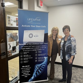 Feel The Freedom - CJ Bredesen and Barbara Larabee getting ready for our Lifewave meet up at Feel The Freedom. - Massage Therapy Near Me - Richardson, Texas Feel The Freedom - CJ Bredesen and Barbara Larabee getting ready for our Lifewave meet up at Feel The Freedom. - Massage Therapy Near Me - Richardson, Texas