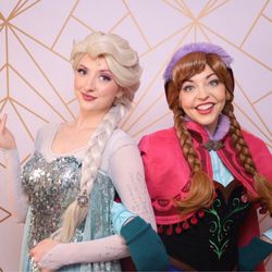Characters by Joanna Lynn - Queen Elsa and Princess Anna