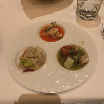 Michael Mina - Trio of raw and chilled - New American Near Me - Las Vegas, Nevada