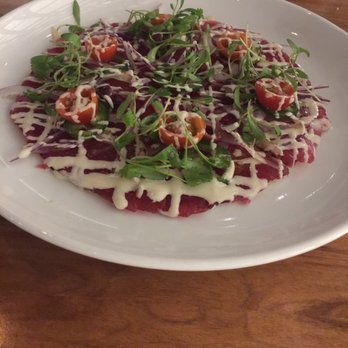 Morimoto - Ahi tuna pizza - Japanese Near Me - Las Vegas, Nevada Morimoto - Ahi tuna pizza - Japanese Near Me - Las Vegas, Nevada