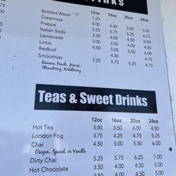 Off Kilter Koffee - Menu 4/5/25