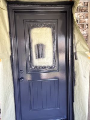 DOOR PAINTING PROJECT - Our team provides detailed home painting. Within those services we constantly get hired for door painting due to our cleanliness and quality of work. DOOR PAINTING PROJECT - Our team provides detailed home painting. Within those services we constantly get hired for door painting due to our cleanliness and quality of work.