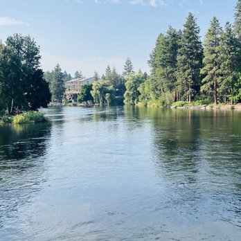 Deschutes Brewery Tasting Room - Their Namesake, after tasting take a walk.  So pretty - Breweries Near Me - Bend, Oregon