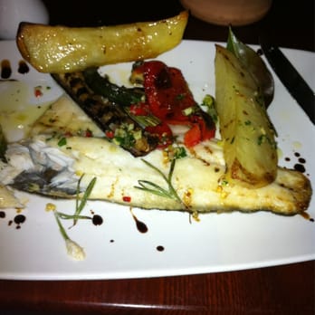 Pinocchio - Sea bass & roasted veg - Italian Near Me - Ranelagh, D