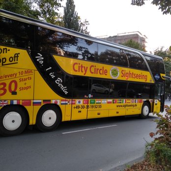 Gray Line City-Circle Sightseeing - Here it is just sitting in the middle of the street, bus driver didn't even tell us what was going on. - Bus Tours Near Me
