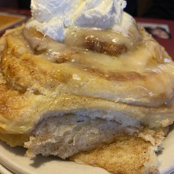 Pufferbelly Station Restaurant - Huge Cinnamon Roll - American Near Me - Grand Junction, Colorado Pufferbelly Station Restaurant - Huge Cinnamon Roll - American Near Me - Grand Junction, Colorado