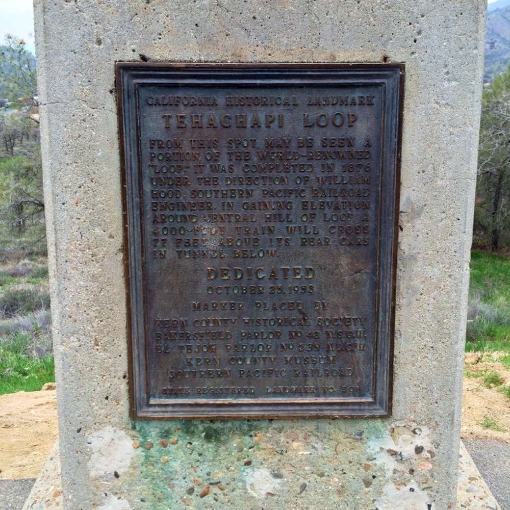 Tehachapi Loop - Historic Marker - Landmarks & Historical Buildings Near Me - Keene, California Tehachapi Loop - Historic Marker - Landmarks & Historical Buildings Near Me - Keene, California