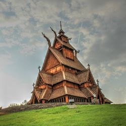 Scandinavian Heritage Association - A full-size replica of the Gol Stave Church, which was moved from Gol, Hallingdal to the Folk Museum in Bygdoy Park in Oslo, Norway
