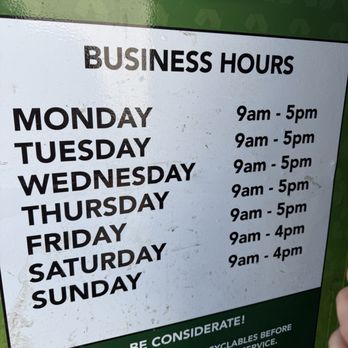 Everyday Recycling - Hours of operation - Recycling Center Near Me - Riverside, California