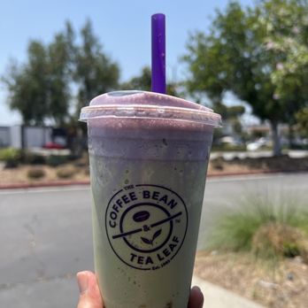 The Coffee Bean & Tea Leaf - Happy Tuesday! Pure Ube Top Matcha Coconut Ice Blended with boba! - Coffee & Tea Near Me - Monrovia, California The Coffee Bean & Tea Leaf - Happy Tuesday! Pure Ube Top Matcha Coconut Ice Blended with boba! - Coffee & Tea Near Me - Monrovia, California