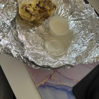 Cilantro's Mexican Cocina - Sausage breakfast burrito- sausage, egg, cheese and potato - Mexican Near Me - Maricopa, Arizona