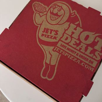 Jet's Pizza - The box my pizza arrived in! - Pizza Near Me - Pompano Beach, Florida