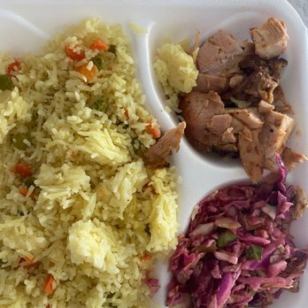 Jasmin and Olivz - Bland, clumpy rice and spicy chicken. - Mediterranean Near Me - Raleigh, North Carolina