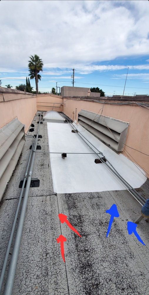 Slide of BD&E Roofing Services