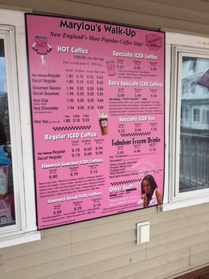 Menu photo 2 Marylou's Coffee Quincy, MA