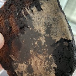Pollo Tropical - Kids burnt cookie with paper melted in cookie!