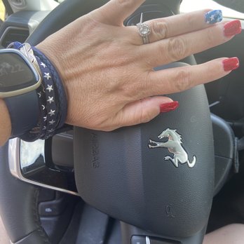 La Belle Nail Studio - I'm in LOVE with my Patriot Bday Nails! - Nail Salons Near Me - North Olmsted, Ohio